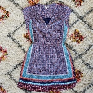 DR2 By Daniel Rainn Short Sleeved Polyester Dress